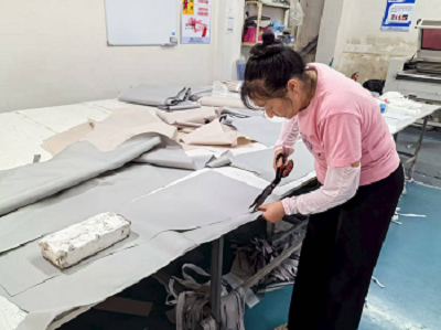 裁剪部员工风采 裁剪部员工风采